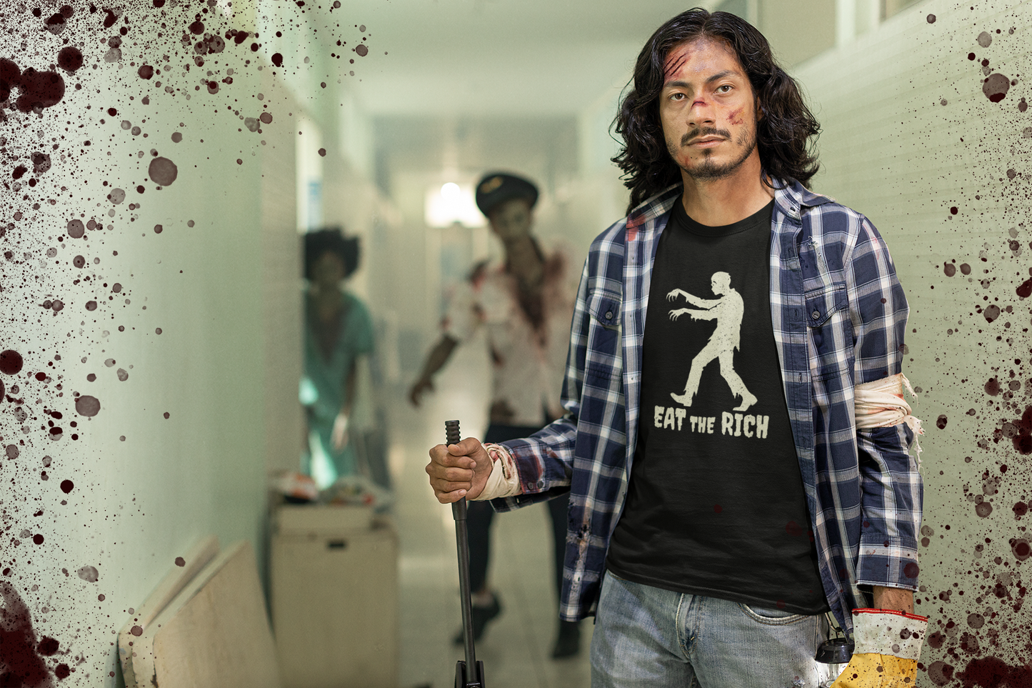 Eat The Rich Zombie Tee - Blurb Shirts