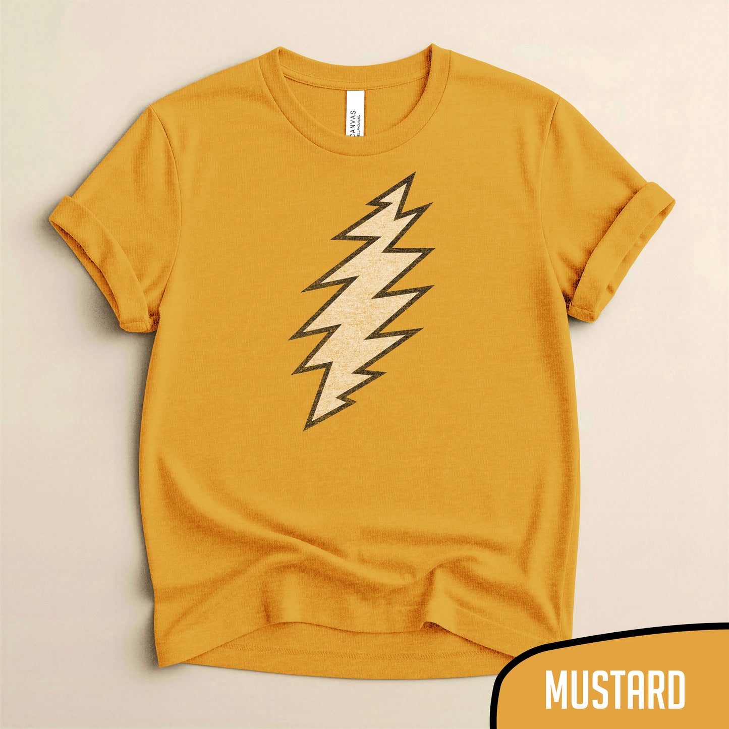 Grateful Dead 13 Point Lightning Bolt Tee - Classic Jam Band Logo Merch - Blurb Shirts
