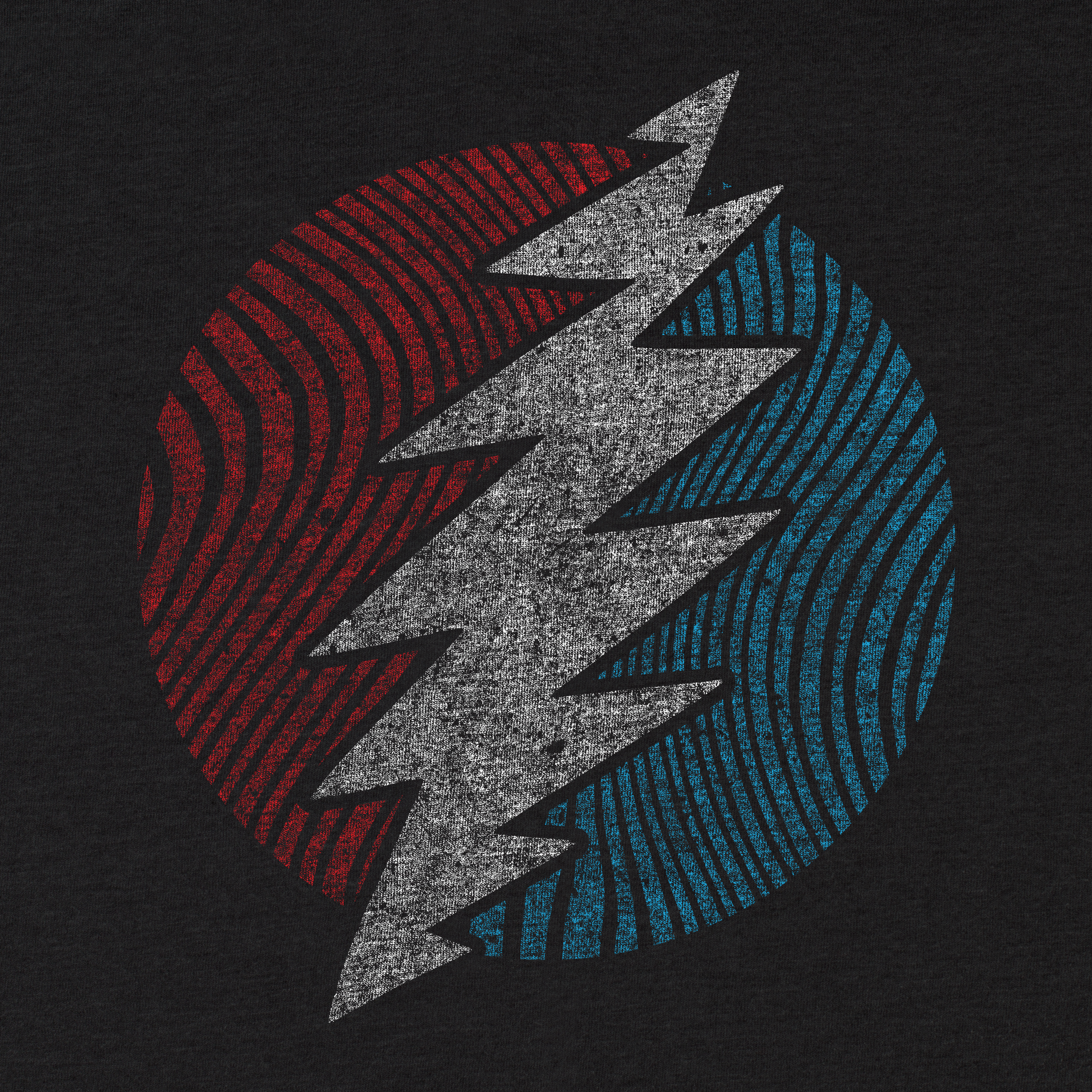 Grateful Dead Steal Your Face Lightning Bolt Ripple Tee – Blurb Shirts