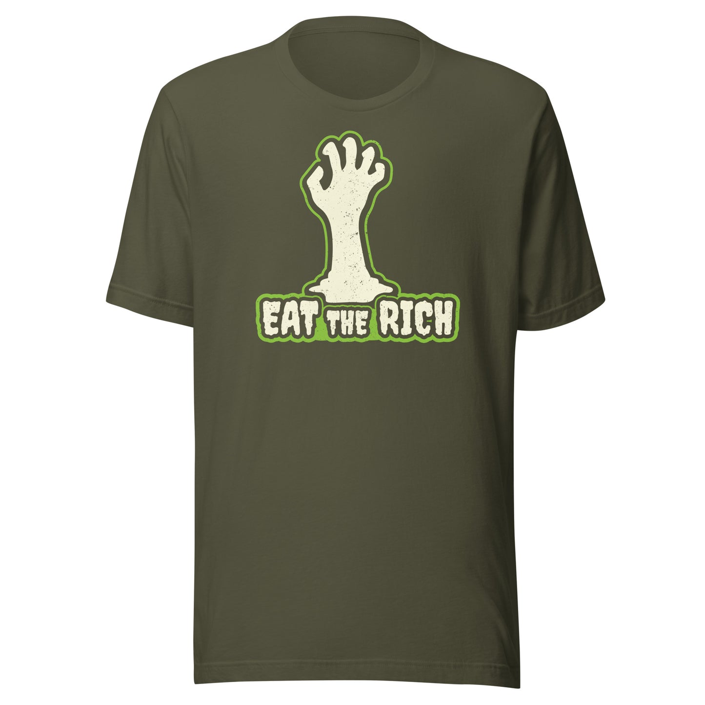 Eat The Rich Zombie Hand Tee - Blurb Shirts