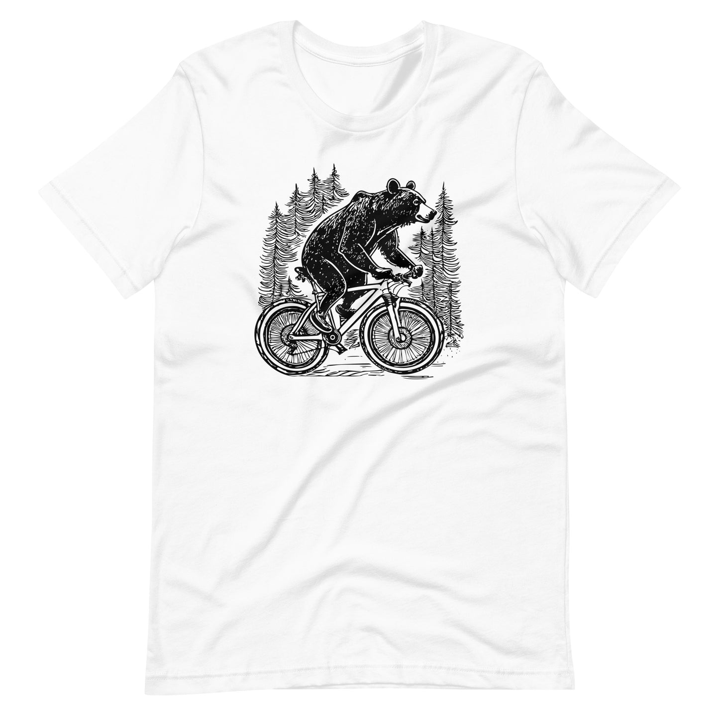 Mountain Bike Bear Tee - Blurb Shirts