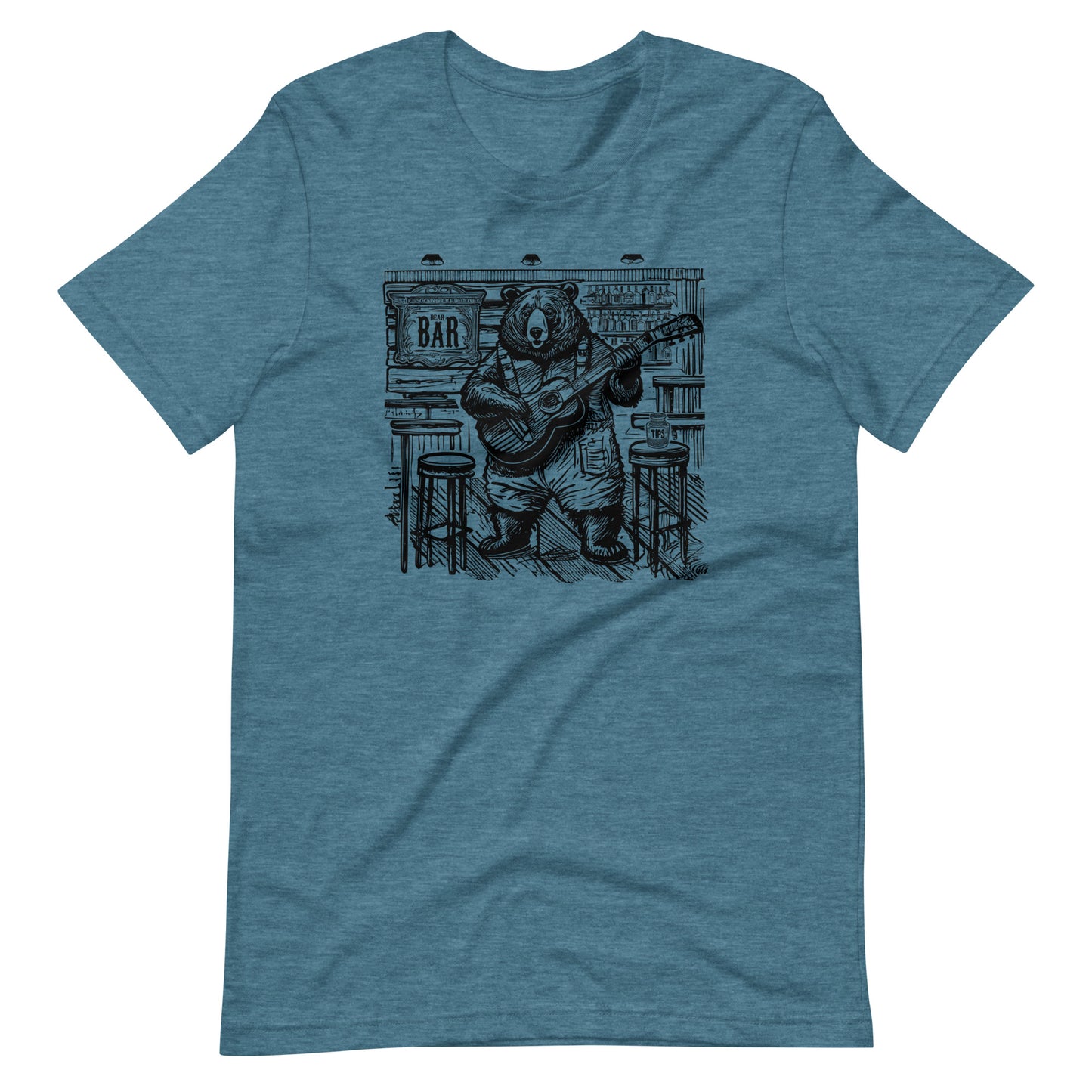 Guitar Bear Tee - Blurb Shirts