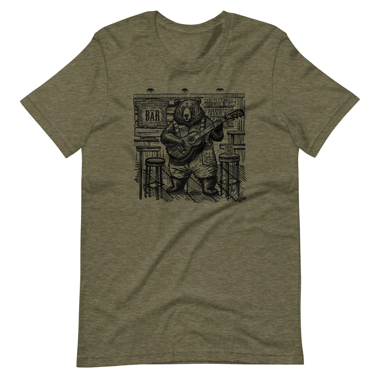 Guitar Bear Tee - Blurb Shirts