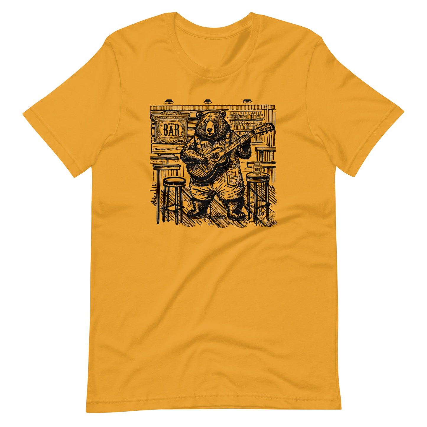 Guitar Bear Tee - Blurb Shirts