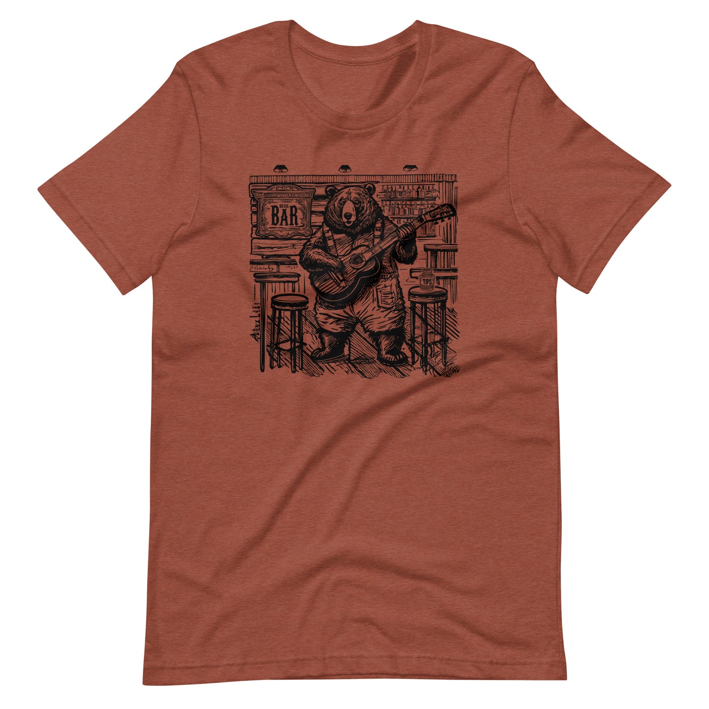 Guitar Bear Tee - Blurb Shirts