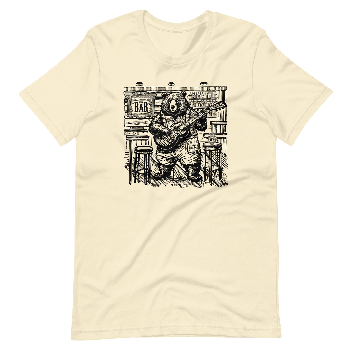 Guitar Bear Tee - Blurb Shirts