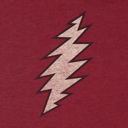 Grateful Dead 13 Point Lightning Bolt Tee - Classic Jam Band Logo Merch - Blurb Shirts