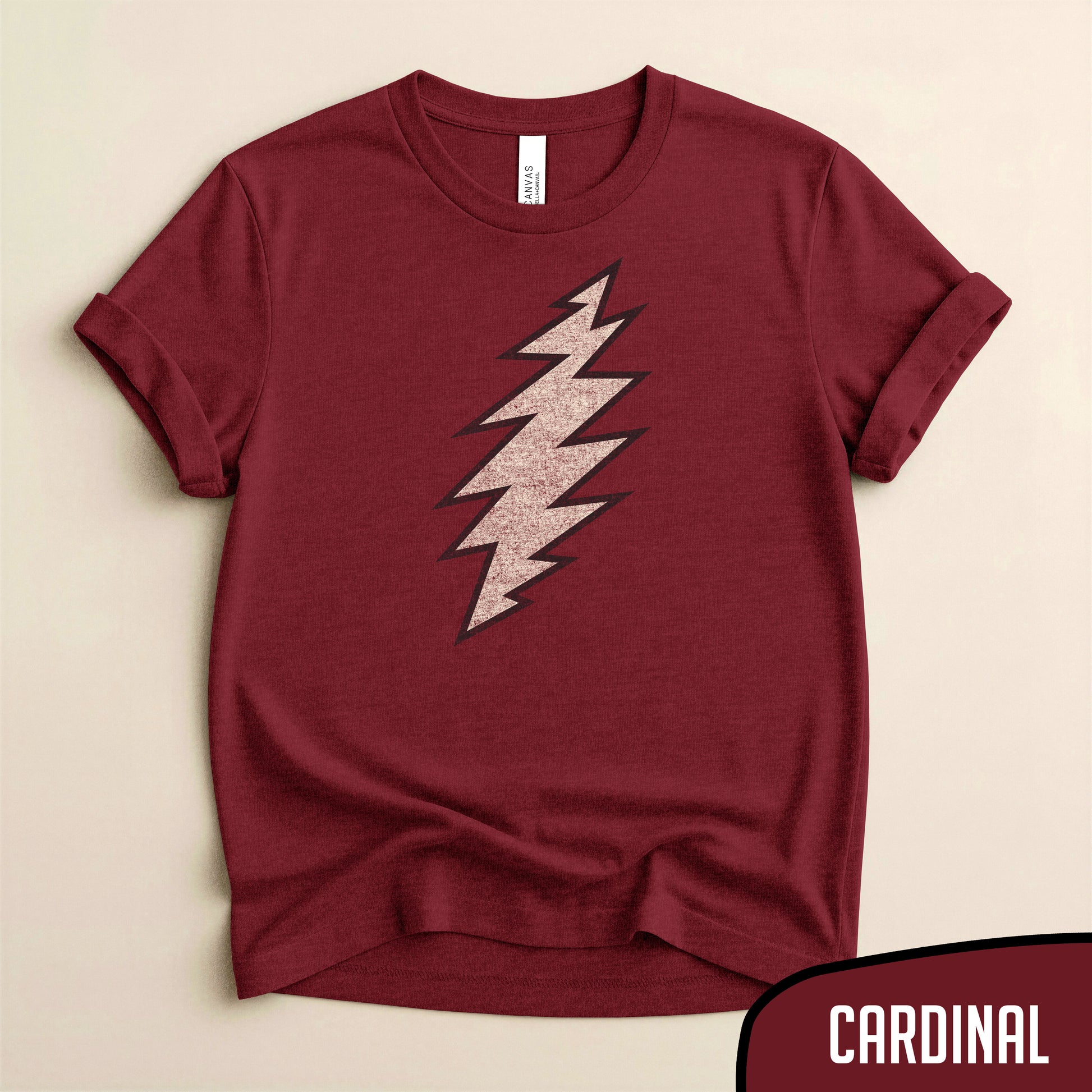 Grateful Dead 13 Point Lightning Bolt Tee - Classic Jam Band Logo Merch - Blurb Shirts