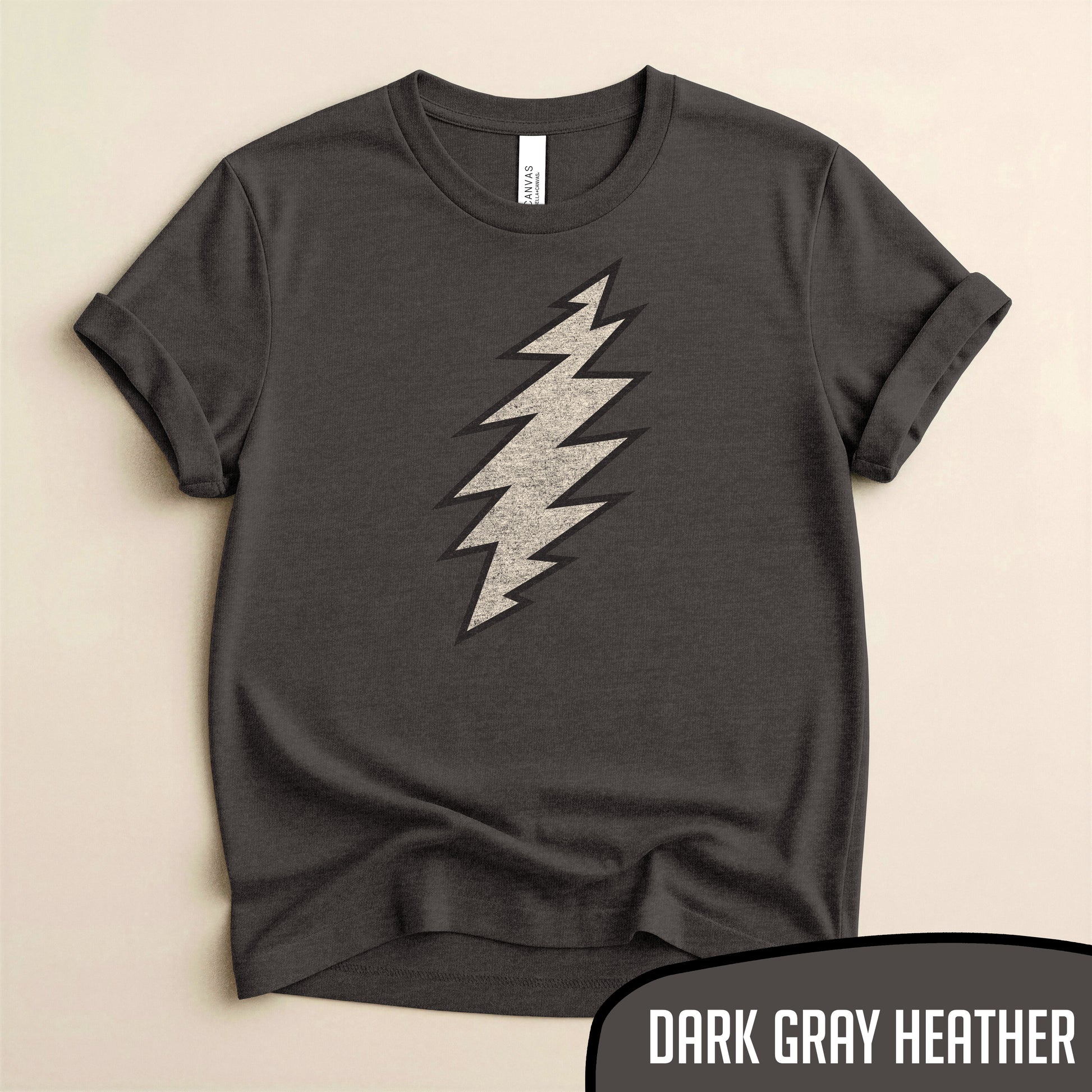 Grateful Dead 13 Point Lightning Bolt Tee - Classic Jam Band Logo Merch - Blurb Shirts