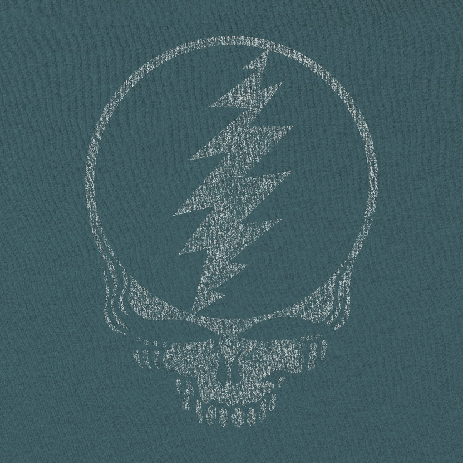 Steal Your Face Distressed Logo - Classic Jam Band Tees - Grateful Dead Graphic Shirt - Blurb Shirts