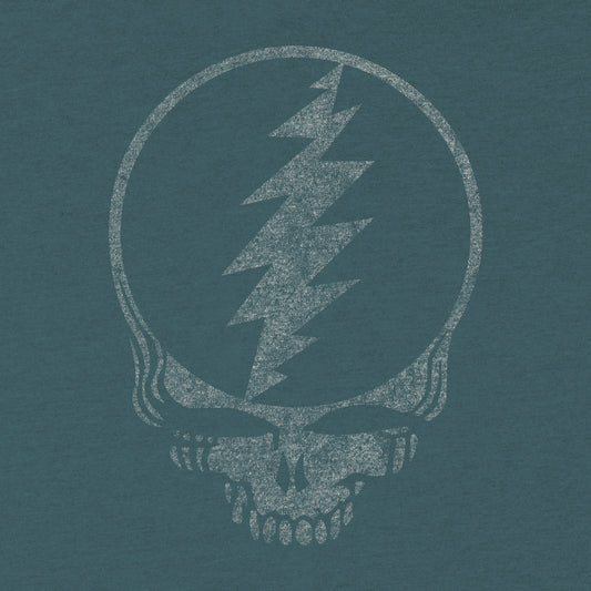 Steal Your Face Distressed Logo - Classic Jam Band Tees - Grateful Dead Graphic Shirt - Blurb Shirts