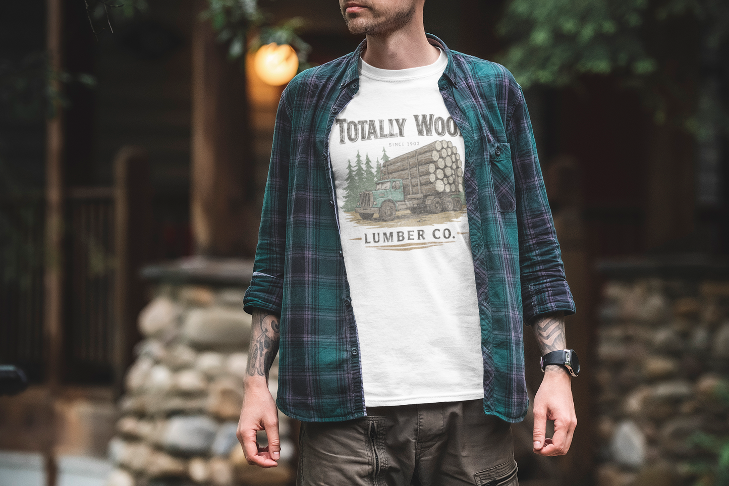 Totally Wood Lumber Co. Tee - Blurb Shirts