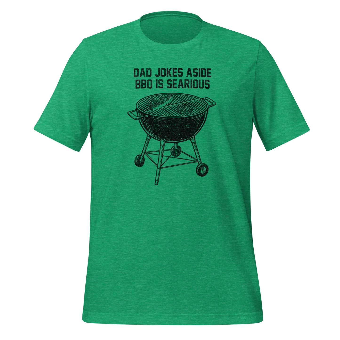 Dad Jokes Aside, BBQ is Searious Tee - Blurb Shirts