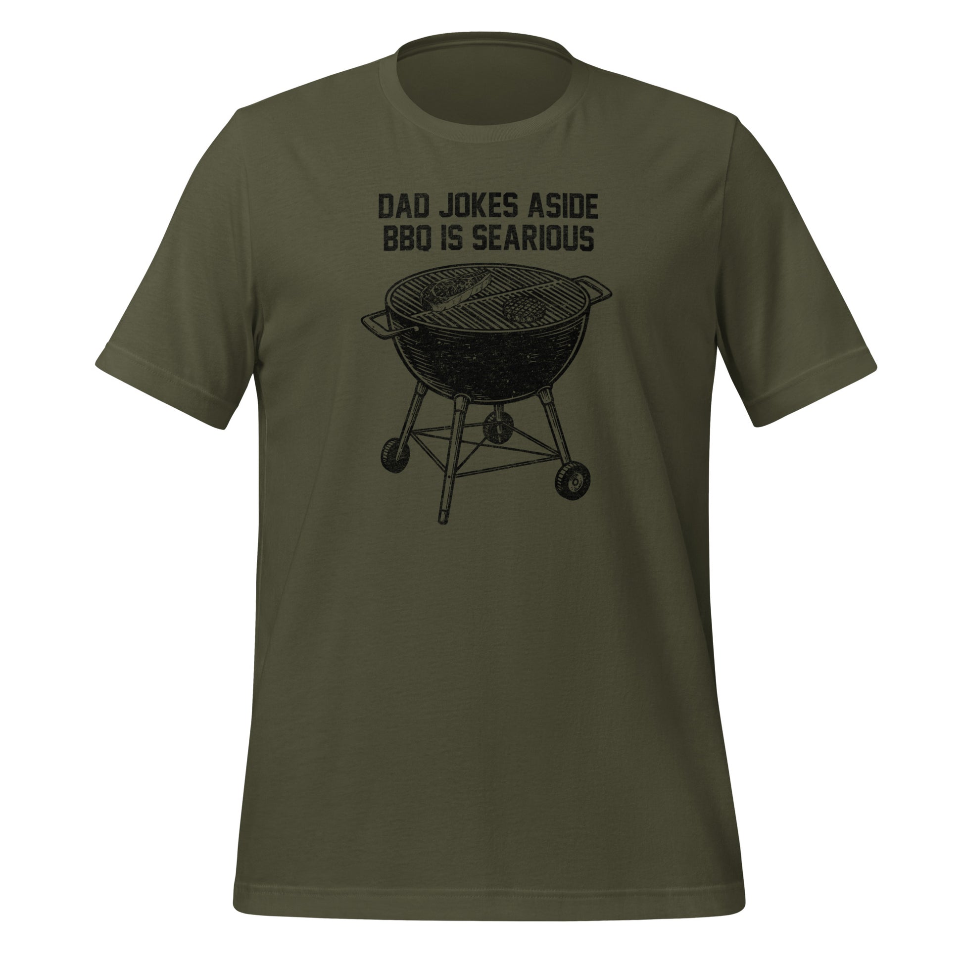 Dad Jokes Aside, BBQ is Searious Tee - Blurb Shirts