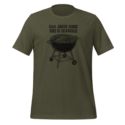 Dad Jokes Aside, BBQ is Searious Tee - Blurb Shirts