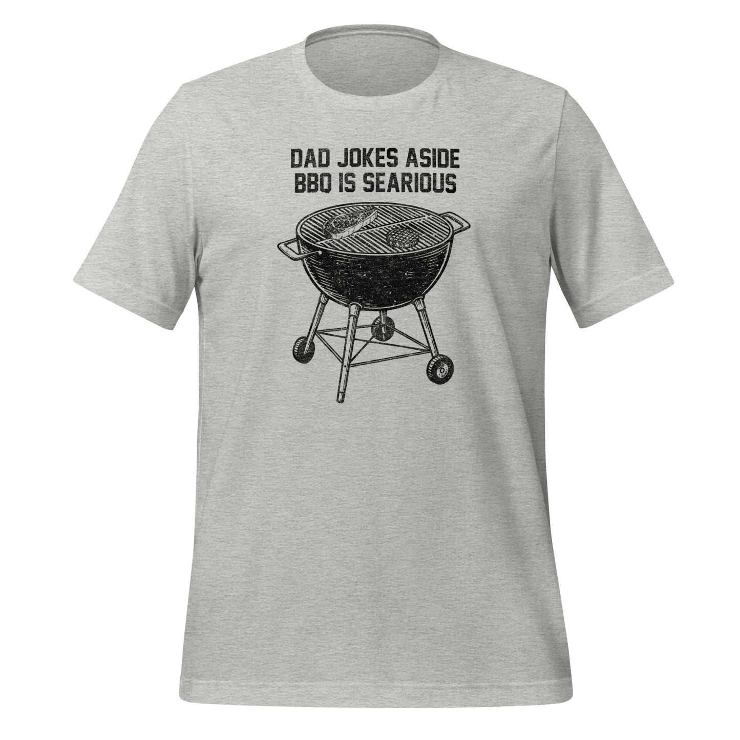 Dad Jokes Aside, BBQ is Searious Tee - Blurb Shirts