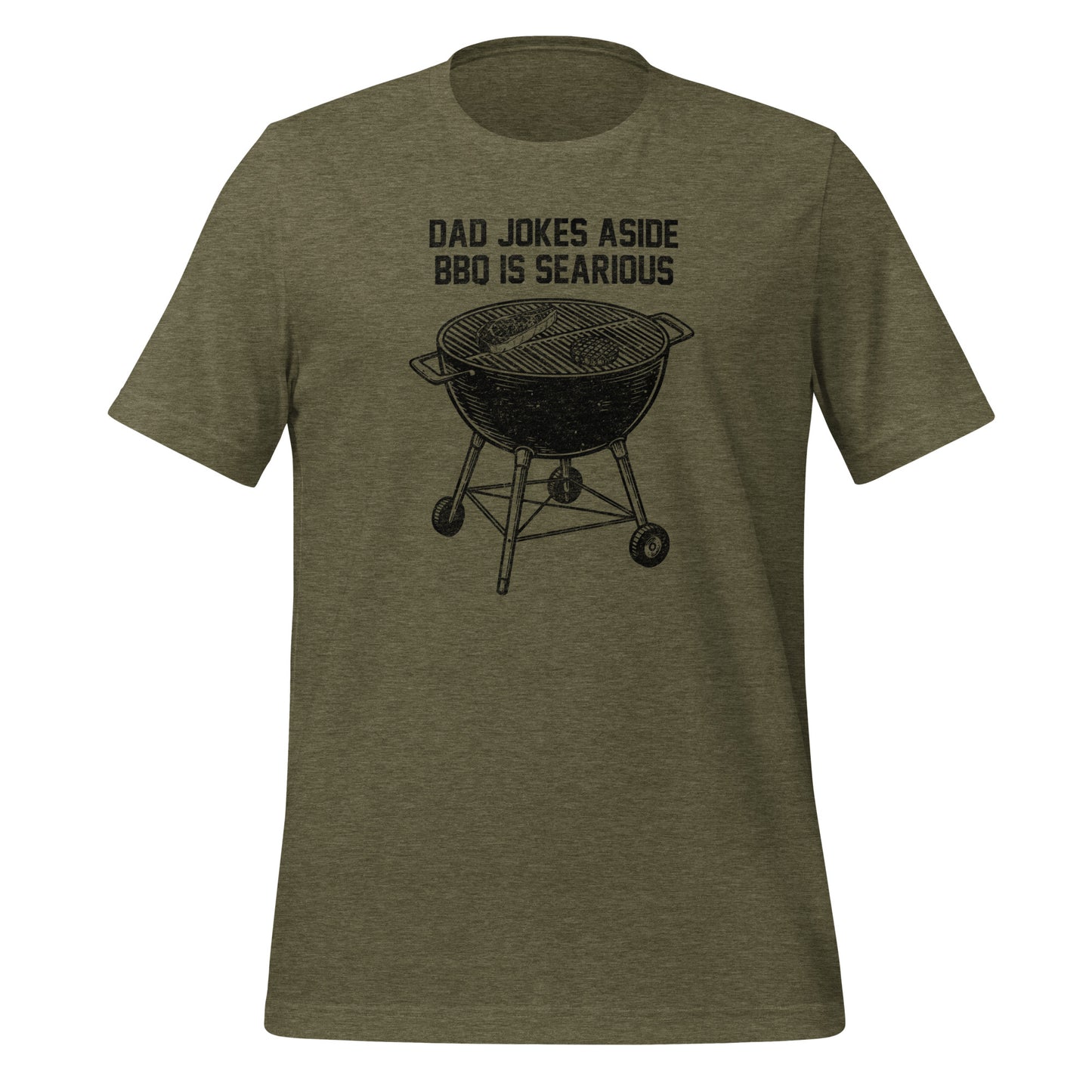 Dad Jokes Aside, BBQ is Searious Tee - Blurb Shirts