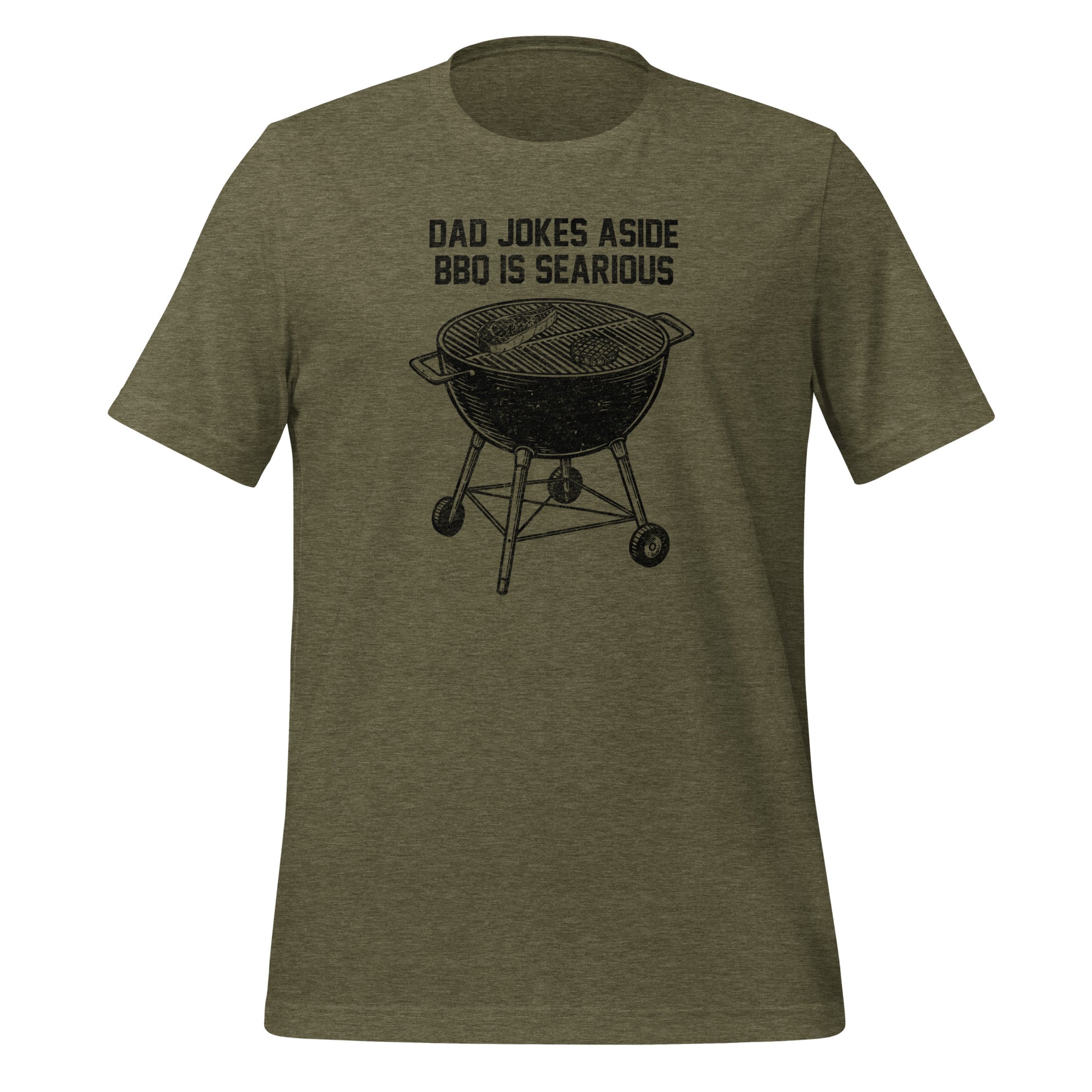 Dad Jokes Aside, BBQ is Searious Tee - Blurb Shirts