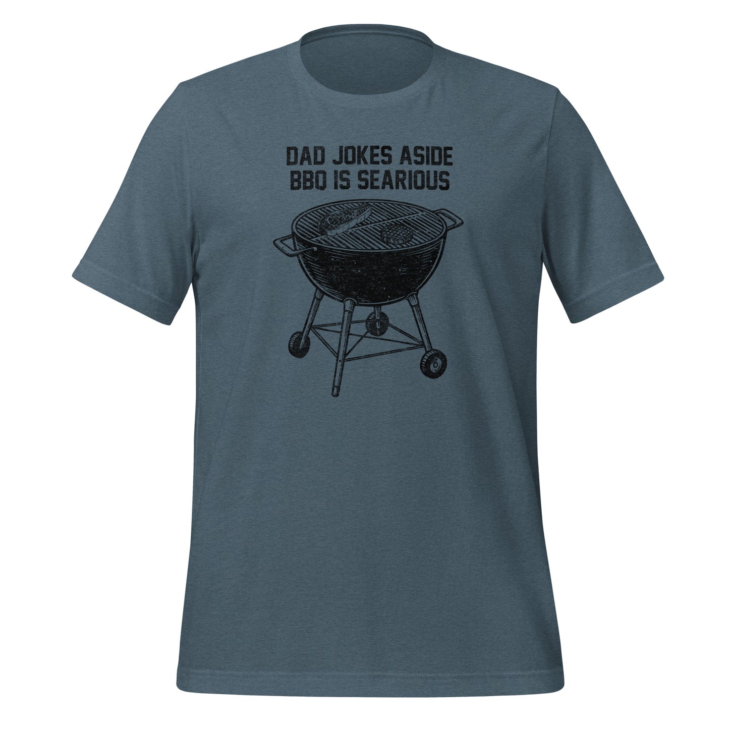 Dad Jokes Aside, BBQ is Searious Tee - Blurb Shirts