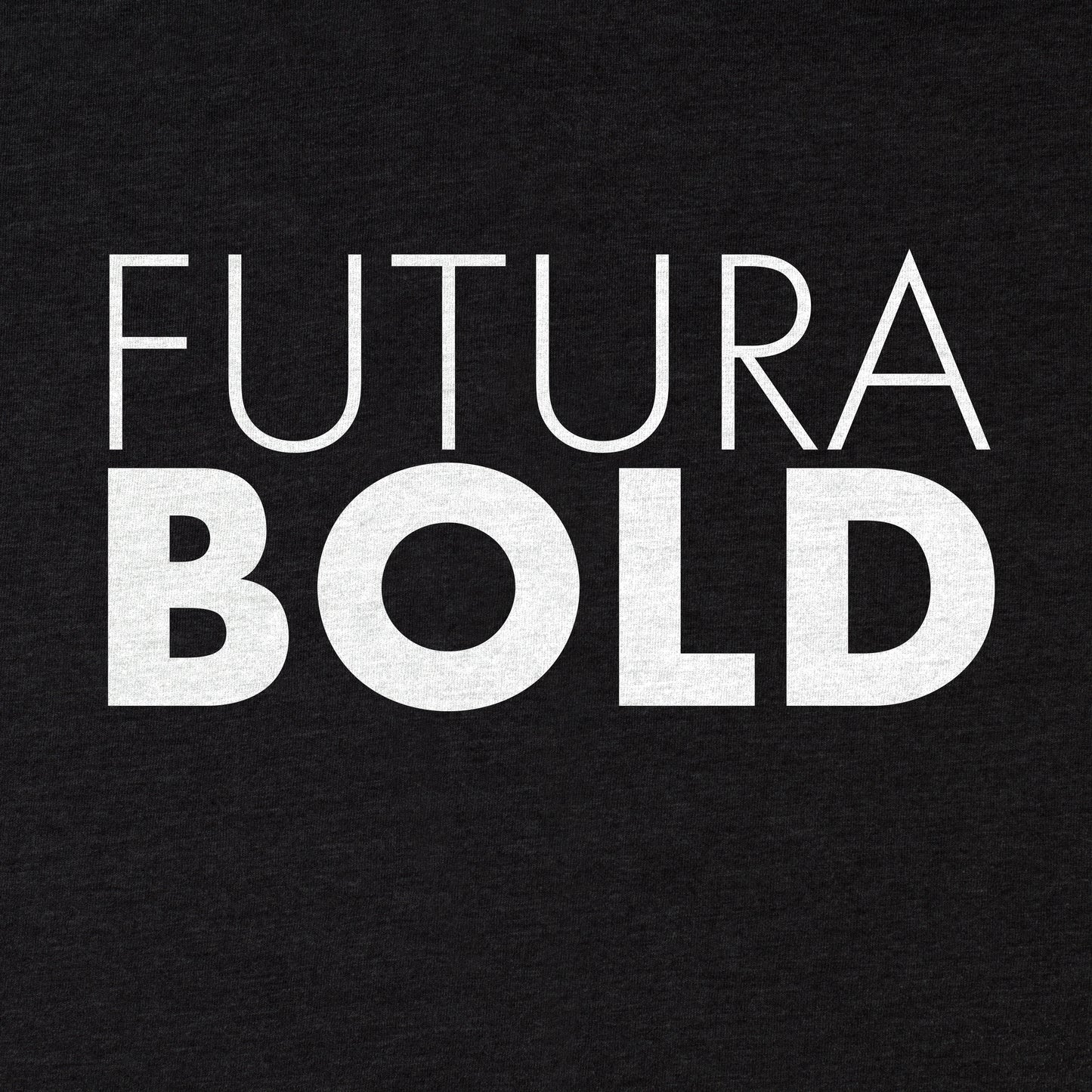 Futura Bold Tee - Blurb Shirts