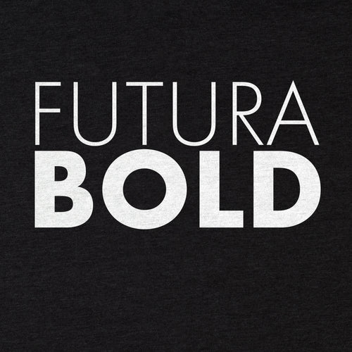 Futura Bold Tee - Blurb Shirts