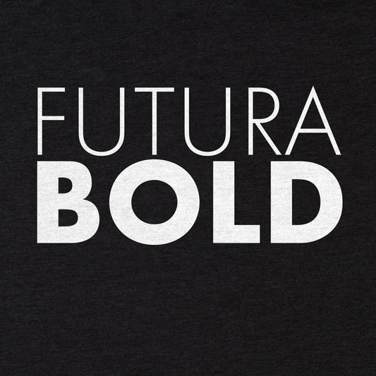 Futura Bold Tee - Blurb Shirts