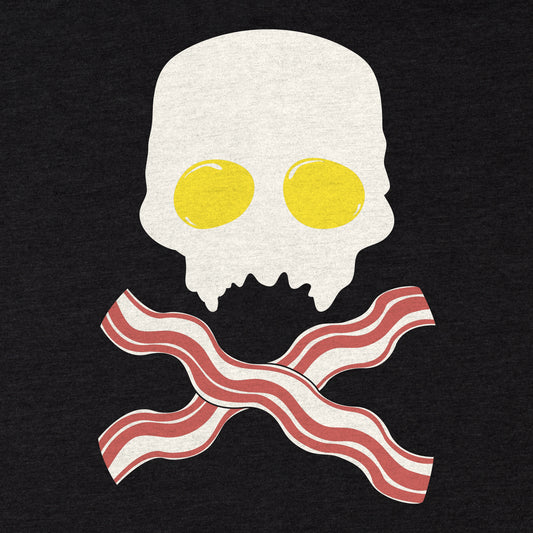 Breakfast Skull Tee - Blurb Shirts