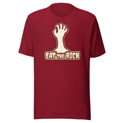 Eat The Rich Zombie Hand Tee - Blurb Shirts
