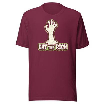 Eat The Rich Zombie Hand Tee - Blurb Shirts