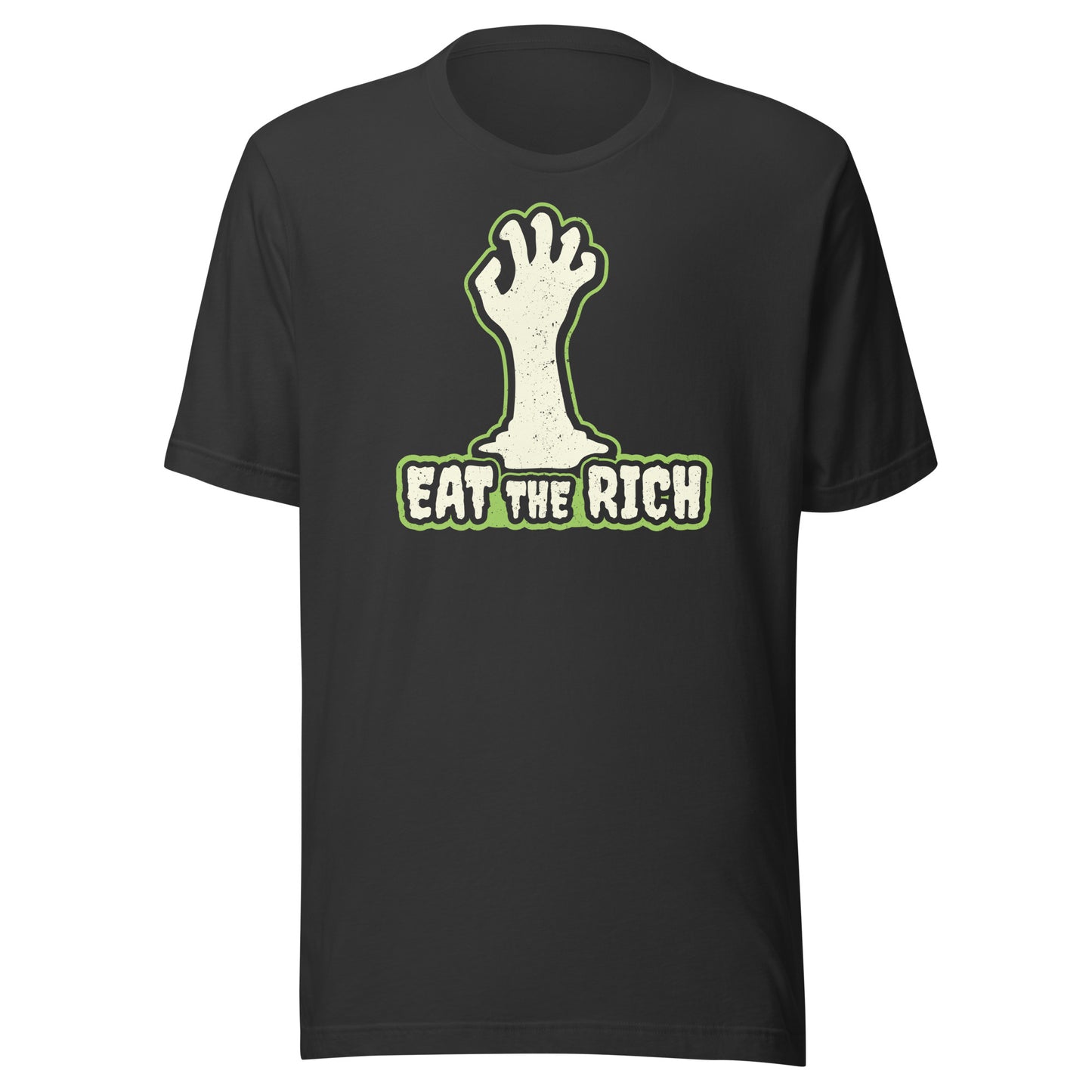 Eat The Rich Zombie Hand Tee - Blurb Shirts