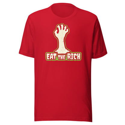 Eat The Rich Zombie Hand Tee - Blurb Shirts