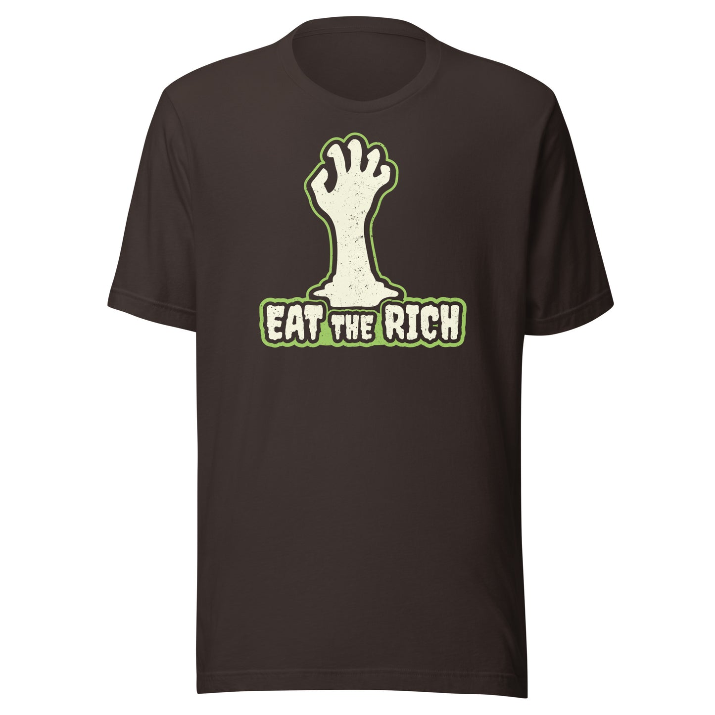 Eat The Rich Zombie Hand Tee - Blurb Shirts