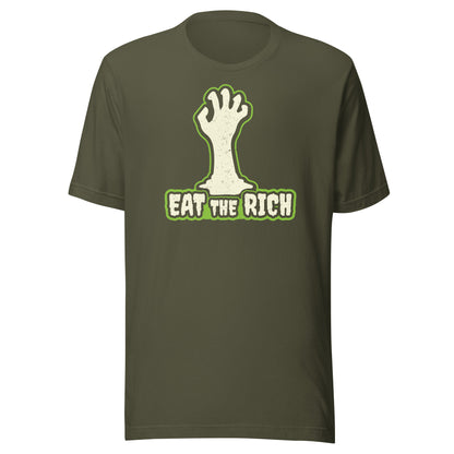 Eat The Rich Zombie Hand Tee - Blurb Shirts