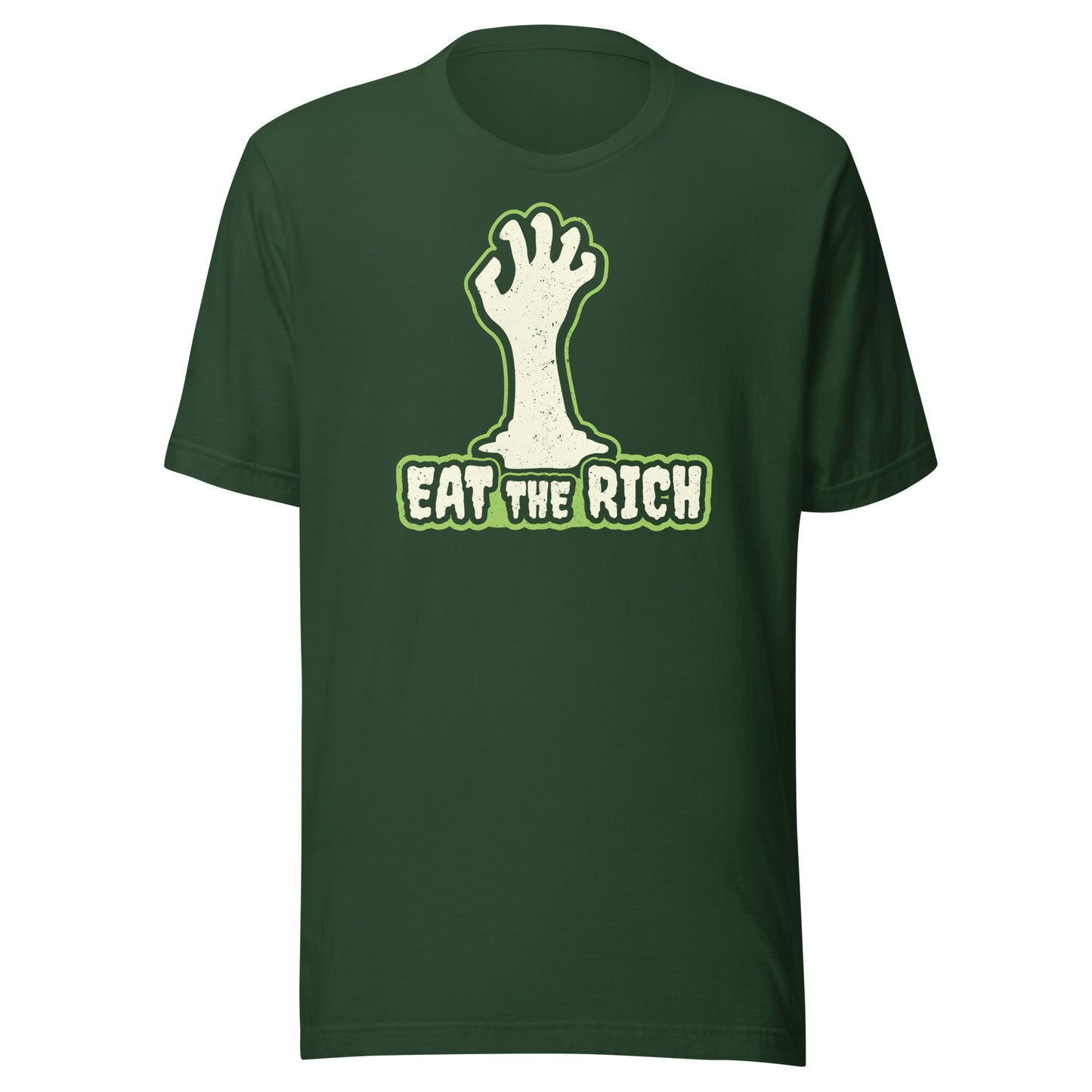 Eat The Rich Zombie Hand Tee - Blurb Shirts