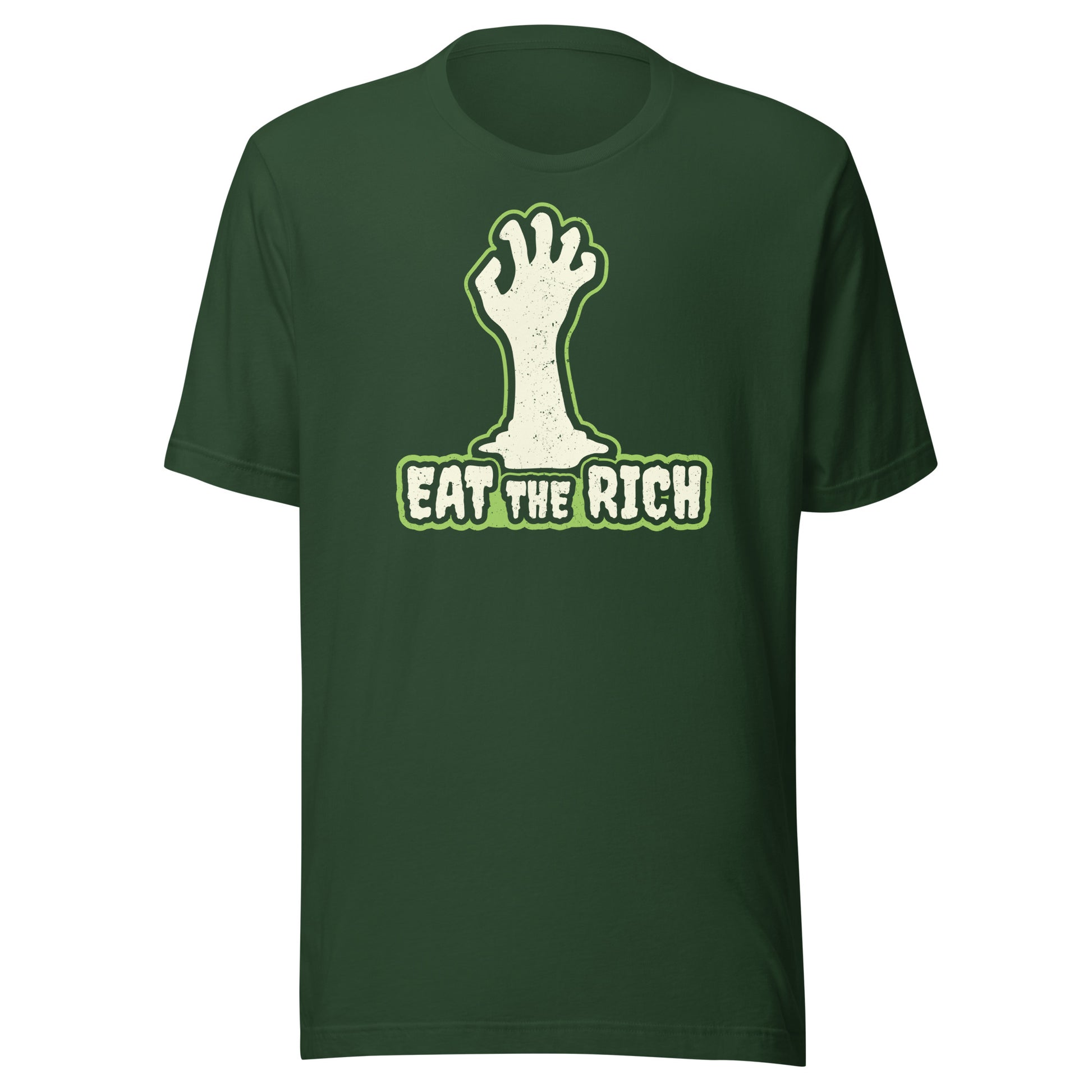 Eat The Rich Zombie Hand Tee - Blurb Shirts