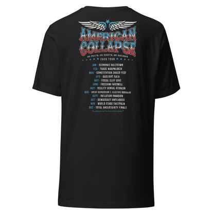 American Collapse Tour 2025 Tee - Blurb Shirts