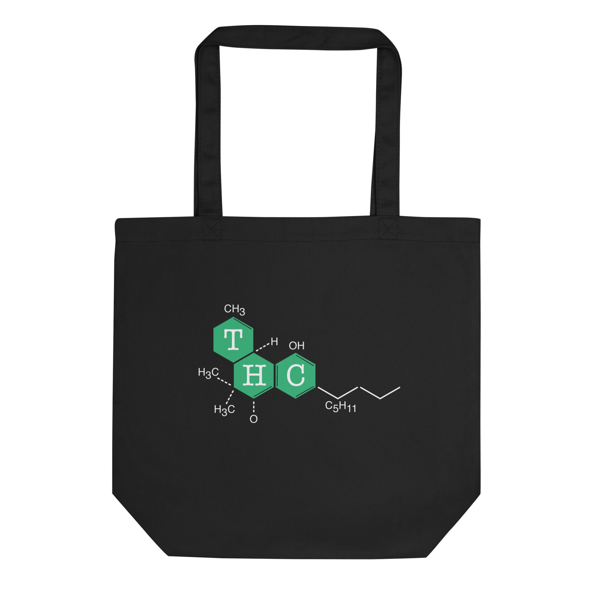 THC Molecule Eco Tote Bag - Blurb Shirts
