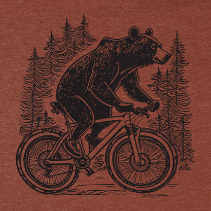 Mountain Bike Bear Tee - Blurb Shirts
