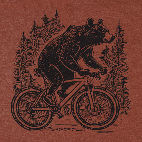Mountain Bike Bear Tee - Blurb Shirts