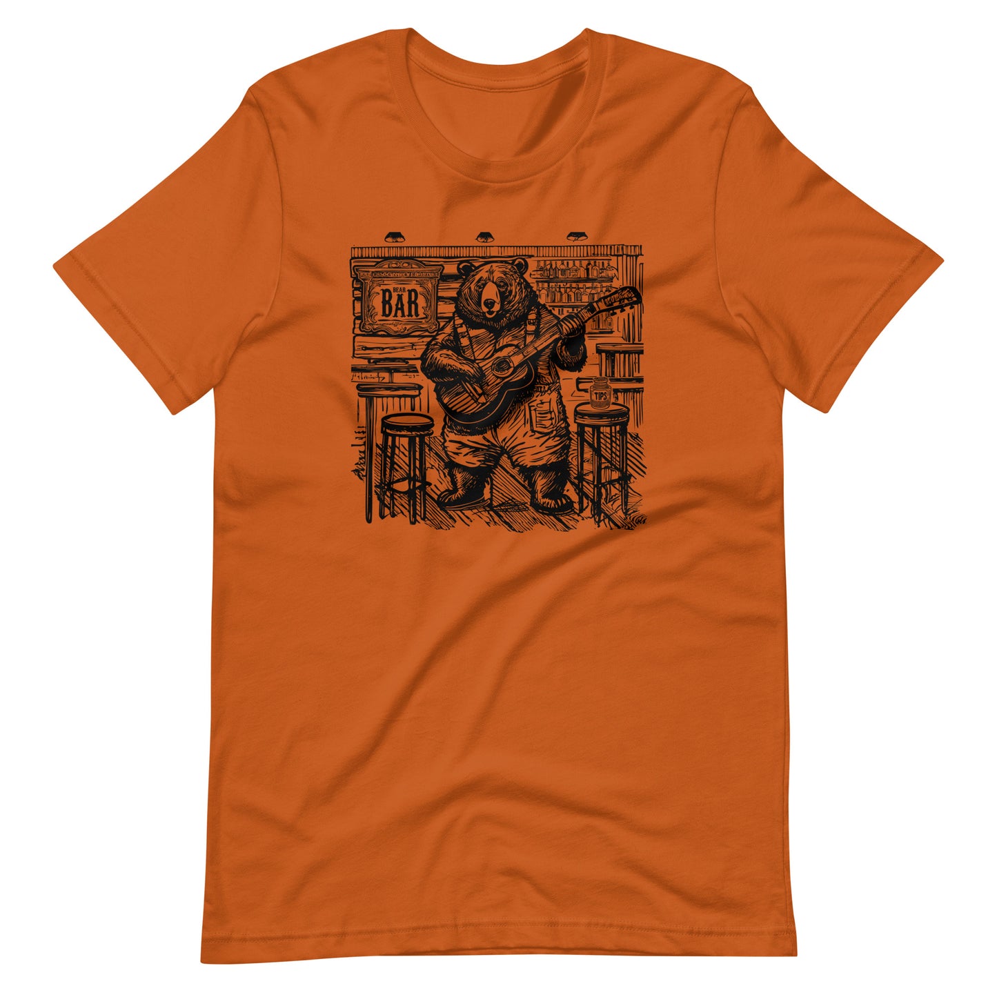 Guitar Bear Tee - Blurb Shirts