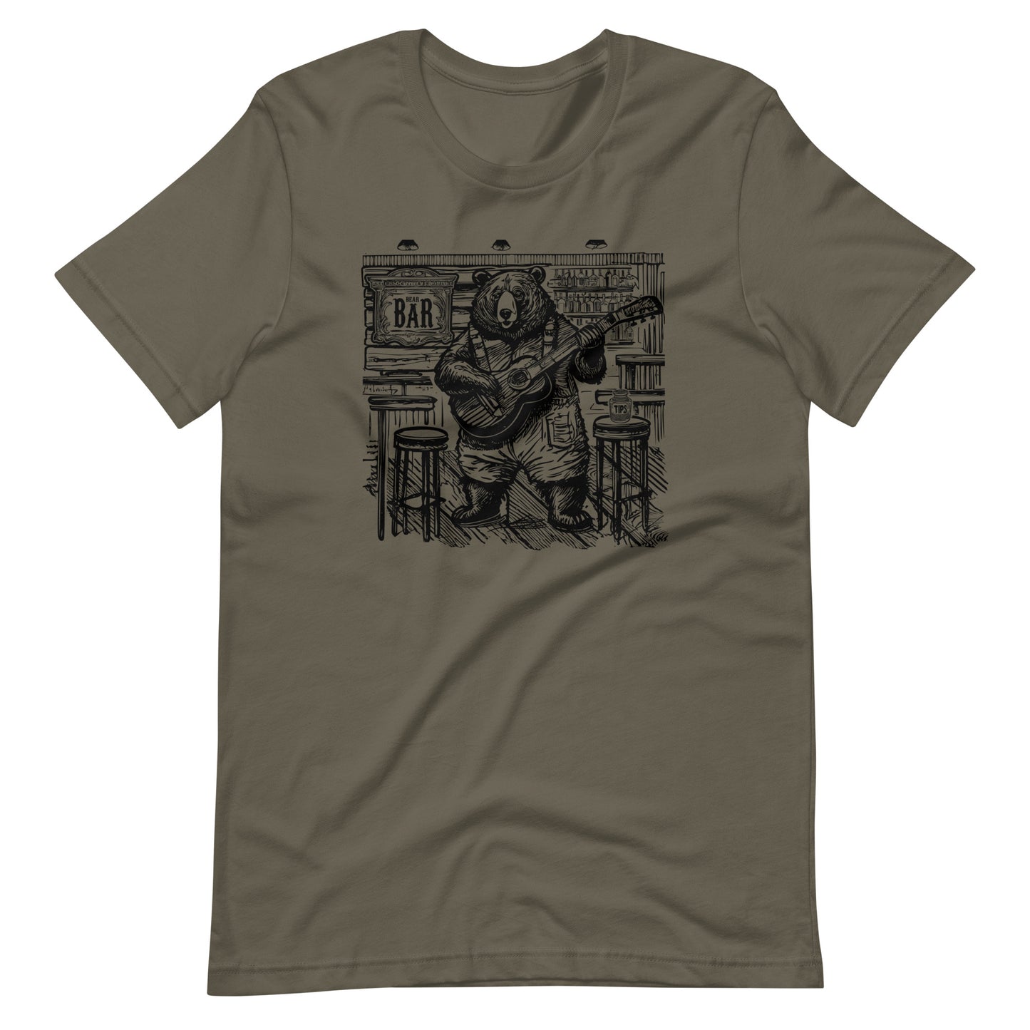 Guitar Bear Tee - Blurb Shirts