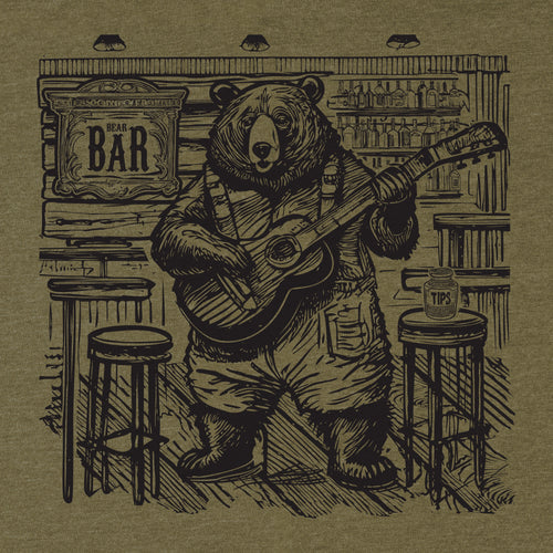 Guitar Bear Tee - Blurb Shirts