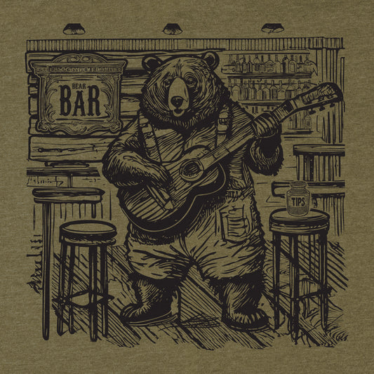 Guitar Bear Tee - Blurb Shirts