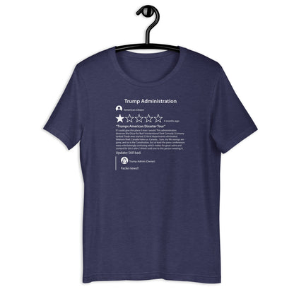 Trump Admin Google Review Tee - Blurb Shirts