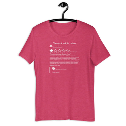 Trump Admin Google Review Tee - Blurb Shirts