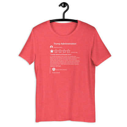Trump Admin Google Review Tee - Blurb Shirts