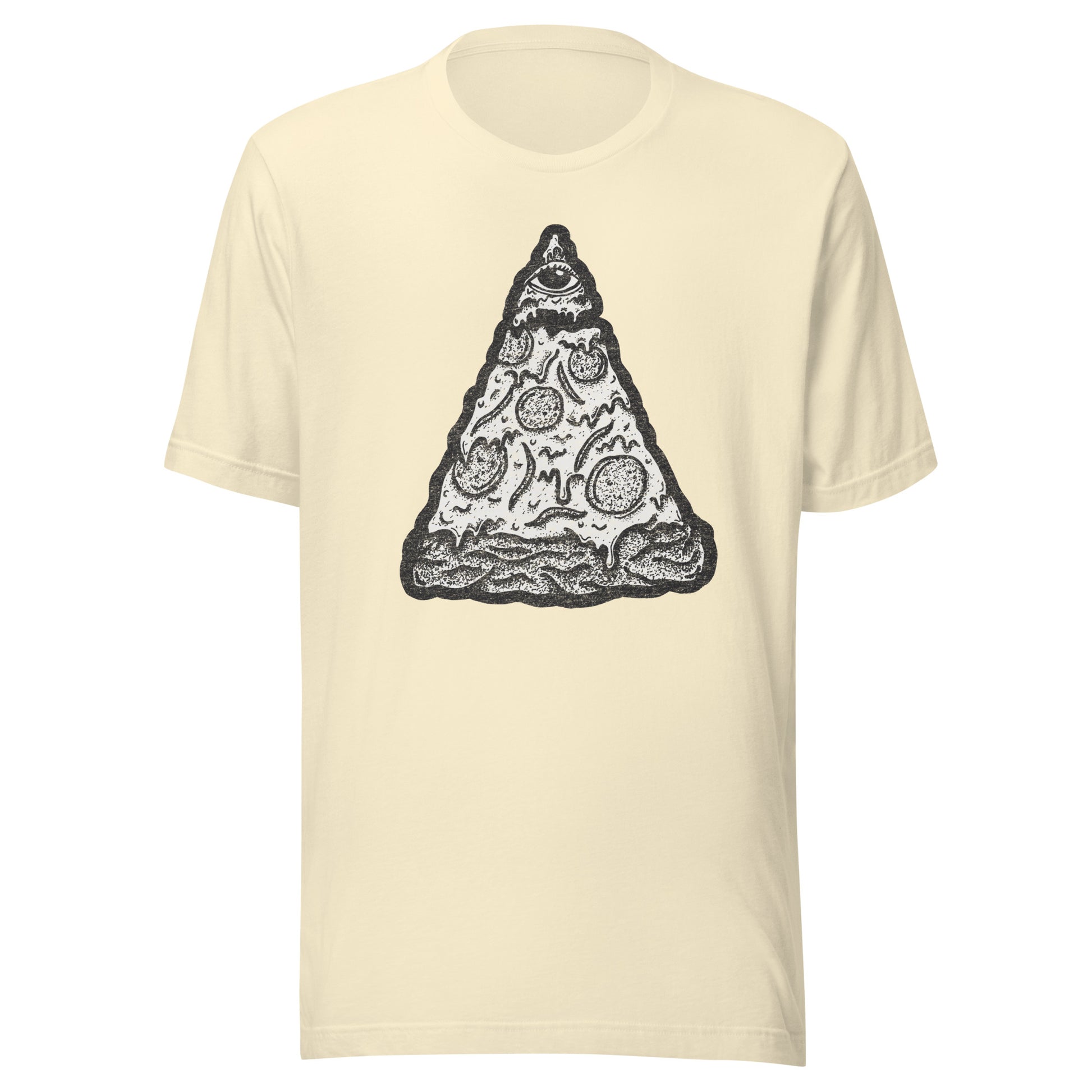 All Knowing Pizza Tee - Blurb Shirts