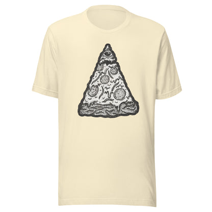 All Knowing Pizza Tee - Blurb Shirts