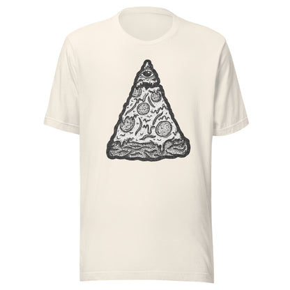 All Knowing Pizza Tee - Blurb Shirts