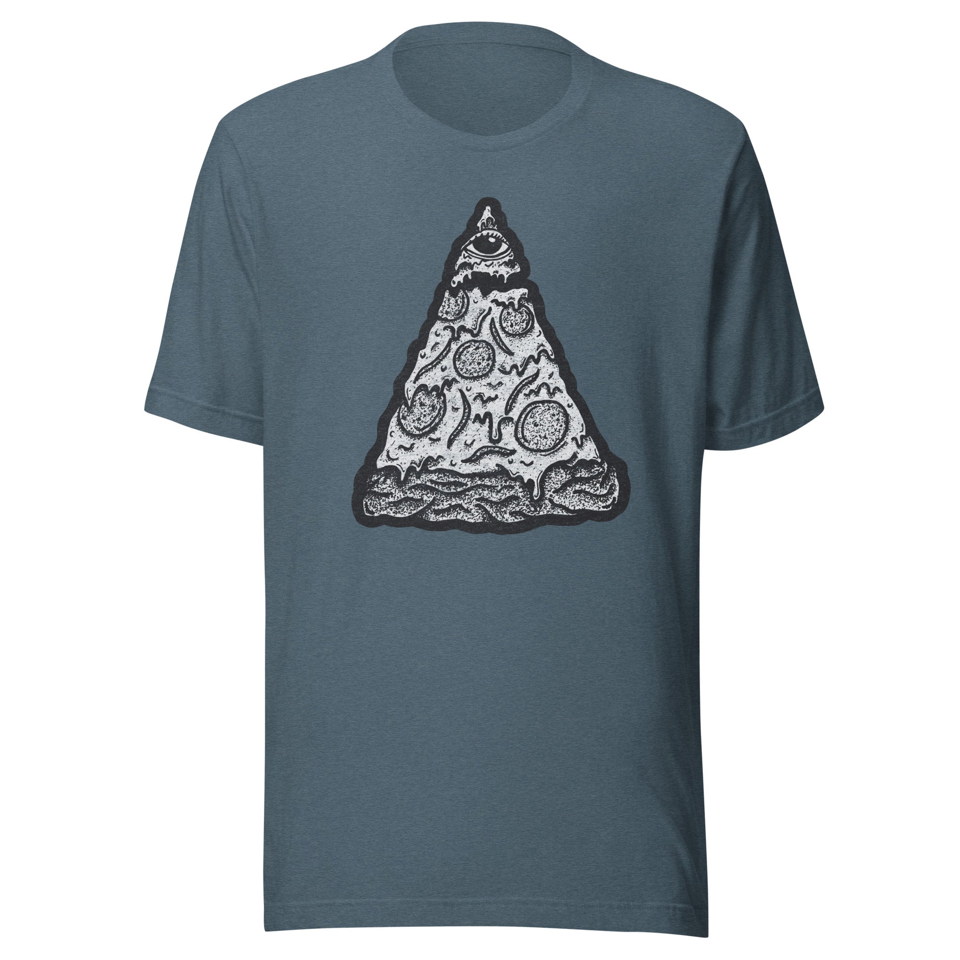 All Knowing Pizza Tee - Blurb Shirts